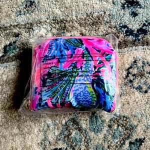 Lilly Pulitzer packable cosmetic case